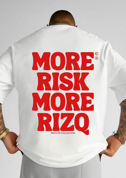 CEO,000,000 - More Risk More Rizq Printed Tee