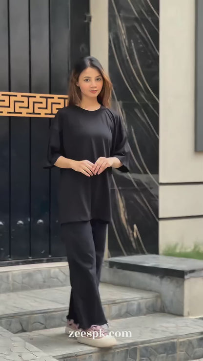 Printed Drop Shoulder Tee