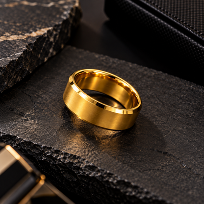 Minimalist Band Ring – Gold & Silver Colors