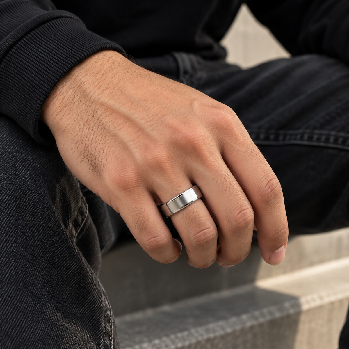 Minimalist Band Ring – Gold & Silver Colors