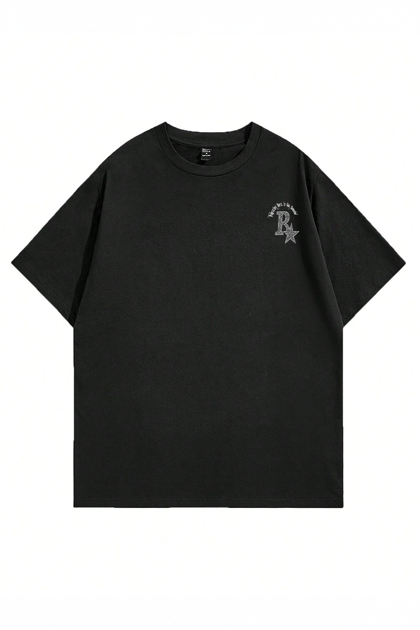 Rockstar Graphic Drop Shoulder Tee